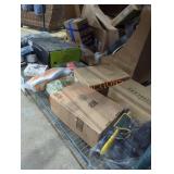 Shelf lot of 12 different size and style footwear