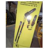Ryobi 18V 8" Pole Saw and Chainsaw Combo