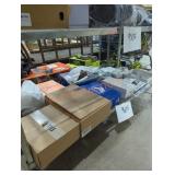 Shelf lot of 14 different size and style footwear