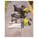 RYOBI 18V 7-1/4" Miter Saw Kit