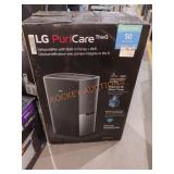LG dehumidifier with built in pump