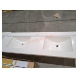 61"x 22" 2 sink vanity top