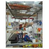 Shelf lot of household items