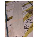 6"x24" White Wood Look Ceramic Tiles
