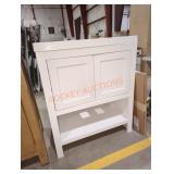 30"Wï¿½18.5"Dï¿½36"H White Bathroom Vanity