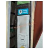 30" x 80" universal swing white storm door