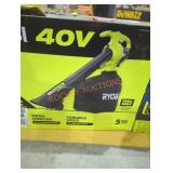 Ryobi 40v cordless leaf vacuum