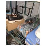Shelf lot of 17  mixed styles of shoes