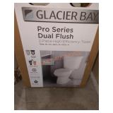 Glacier Bay 2pc pro series dual flush toilet