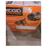 Ridgid 6 gal. Pancake compressor, 2 1/8" brad