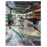 Shelf lot of 18 different size and style footwear