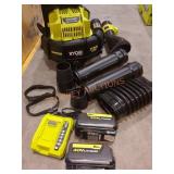 RYOBI 40v Cordless Backpack Blower Kit