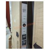 30" x 78" universal swing white storm door