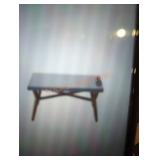 Haymont steel square chat table