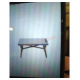Haymont steel square chat table