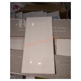 Daltile 6"x3" White Ceramic Wall Tiles