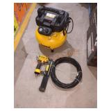 DeWalt nailer and compressor combo kit