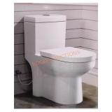 Hanikes 1 Piece Round Toilet