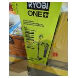 Ryobi 18v cordless string trimmer/edger, blower