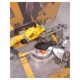 DeWalt 60v -12" Cordless Miter Saw battery and
