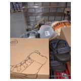 Shelf lot of 14 mixed styles of shoes