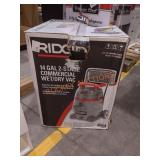 Ridgid 14 gal. 2 stage corded commercial Wet/dry