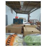 Shelf lot of 15 different size and style footwear