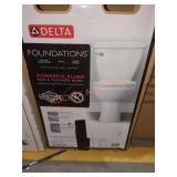 Delta 2pc 1.28 GPF Single Flush Round Toilet