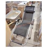 Folding Black Beach Chair