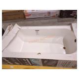 Bootz 60" x 30" bathtub right hand drain