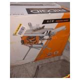 RIDGID 15amp corded 10" table Saw w/ folding stand