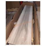 3 Boxes of Matte Wood Look Tiles 8"x40"