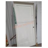 36" x 80" left hand inswing white interior door