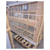 Krosswood 64"x96" Knotty Adler 12 Lite Door