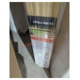 3 piece rail kit pressure treated 8