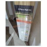 3 piece rail kit pressure treated 8