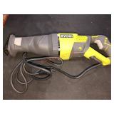 RYOBI corded variable speed reciprocating saw