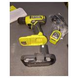RYOBI 18V 3/8" drill kit