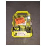 RYOBI 40pc. Drill and impact drive set