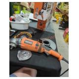 Ridgid 7" twist handle angle grinder corded