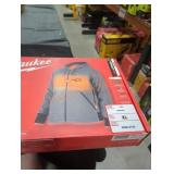 Milwaukee M12 heated hoodie XL gray kit