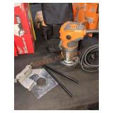 RIDGID corded 1/4" compact fixed base router