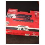 Milwaukee 43pc 3/8" Drive Impact Socket Kit