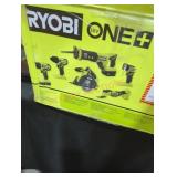 Ryobi 18v 6 PC tool combo set