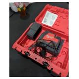 Milwaukee red lithium USB cross line laser