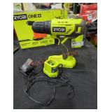 Ryobi 18v 3/8" drill/driver and charger