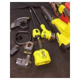 RYOBI 18V String Trimmer Edger Jet Fan Blower Kit