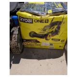 Ryobi 18V 13" push lawnmower, tool Only