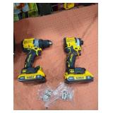 DEWALT 20v 1/2" drill driver + 20v 1/4" impact