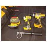 DeWalt 20V 2 tool combo kit,  batteries included